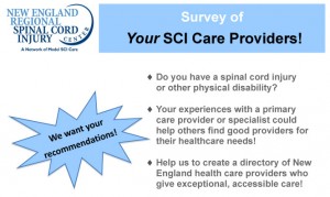Survey of Your SCI Care Providers