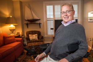 Former hockey star Travis Roy is the guest of honor Sunday night at a dinner and auction for The Cromwell Center for Disabilities Awareness. Aram Boghosian photo